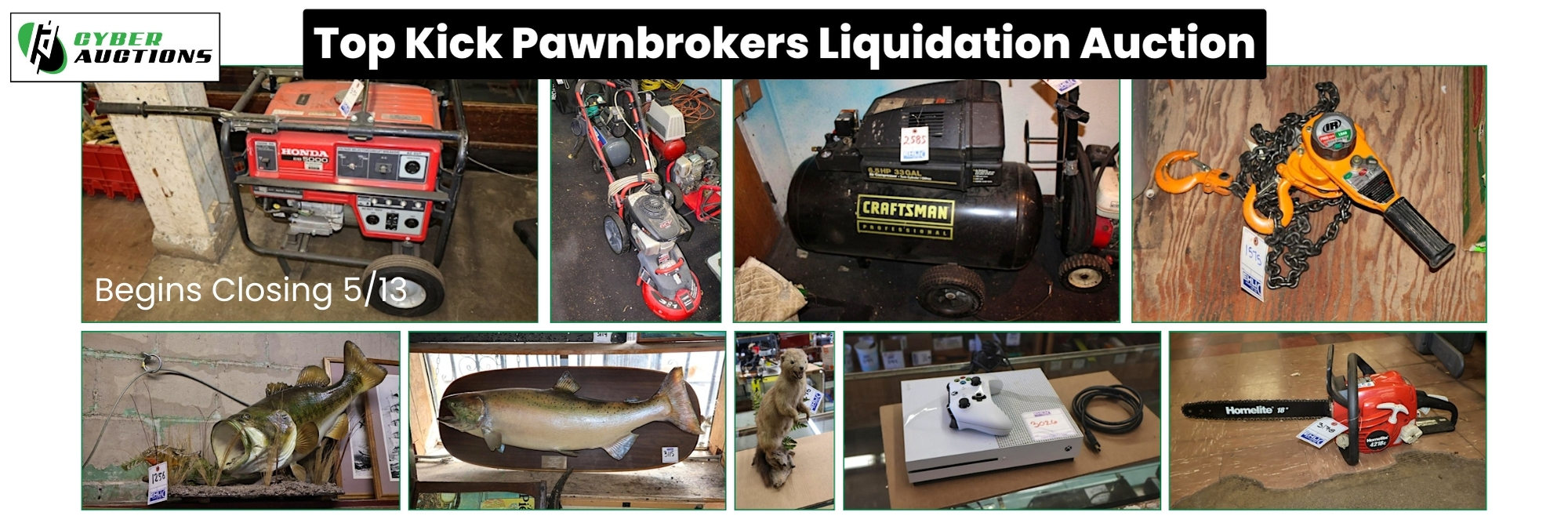 Top Kick Pawnbrokers Liquidation Auction